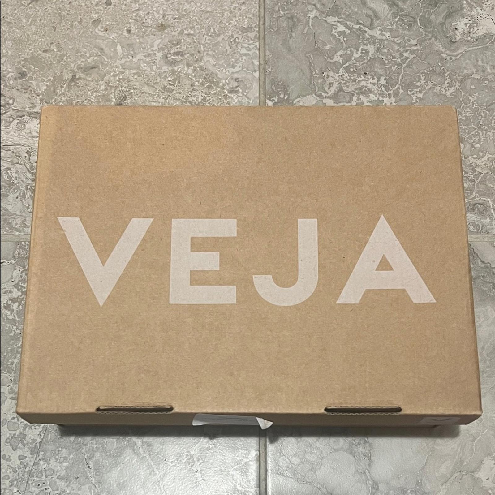 Veja V-15 Chromefree Leather Hi-Top Sneakers in Cashew Pierre, Size 36, NEW