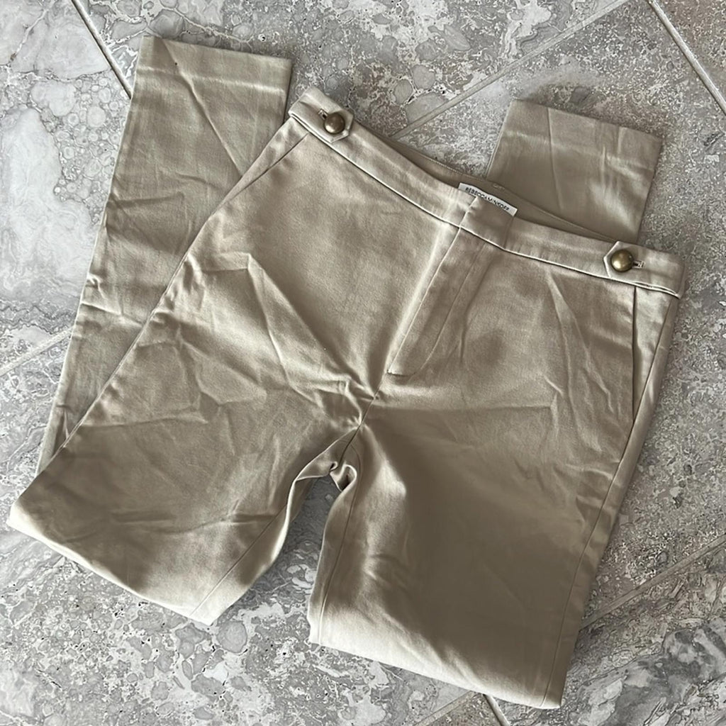Rebecca Minkoff Glory Pants Straight Leg, Tan New w/o Tag