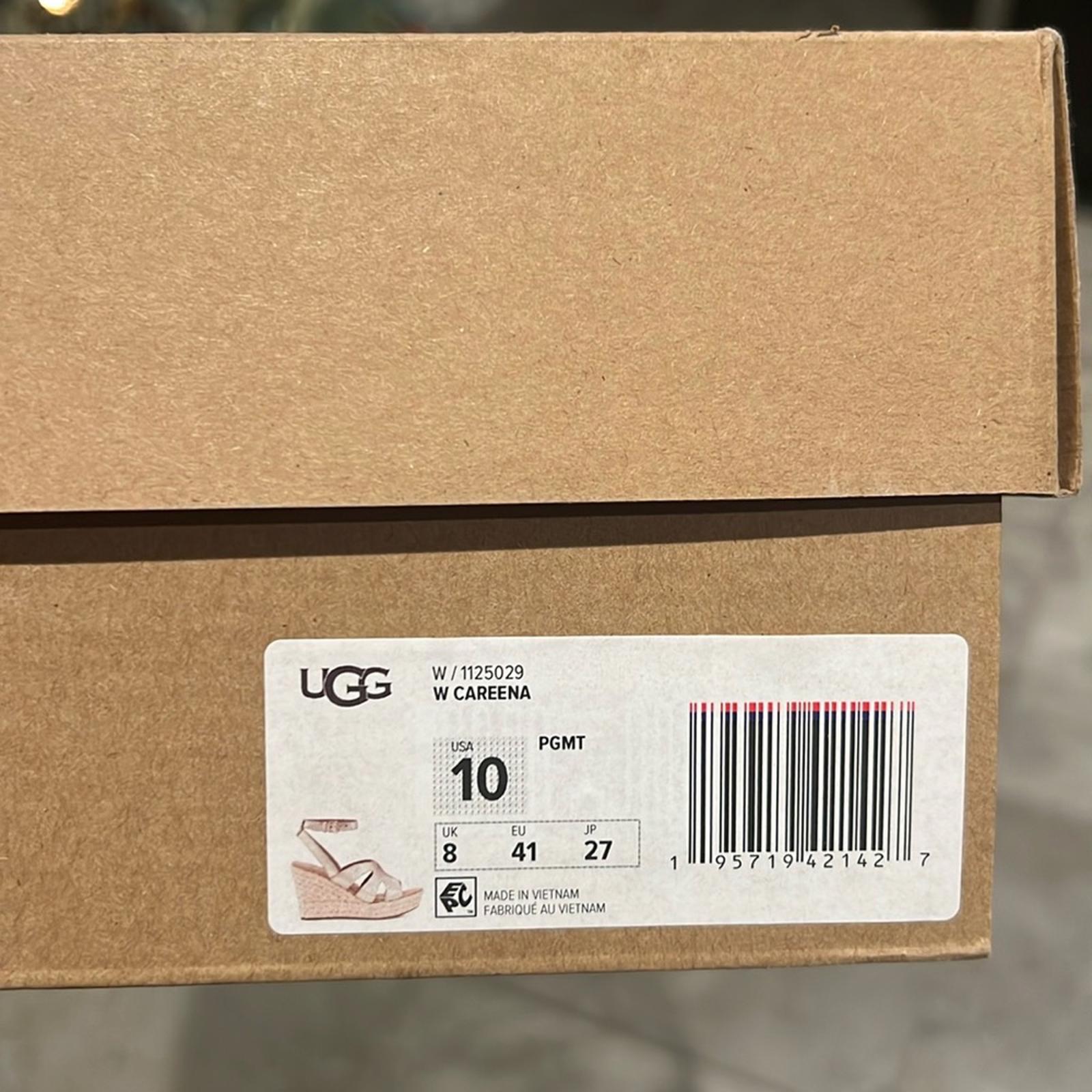 UGG Careena Platform Wedge Espadrille Sandals, Size 10 New in Box