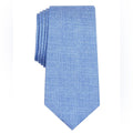 ALFATECH Kelsey Solid Slim Light Blue Neck Tie, New w/Tag