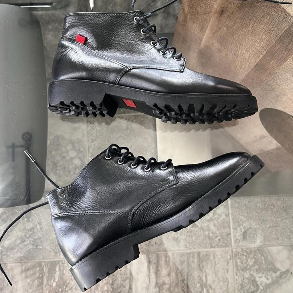Marc Joseph New York Spring St. Ankle Bootie, Black Leather Size 6.5 NEW