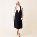 NWT TIBI Mica Crepe Jumper in Navy, Size 4 New w/Tag Retail $595