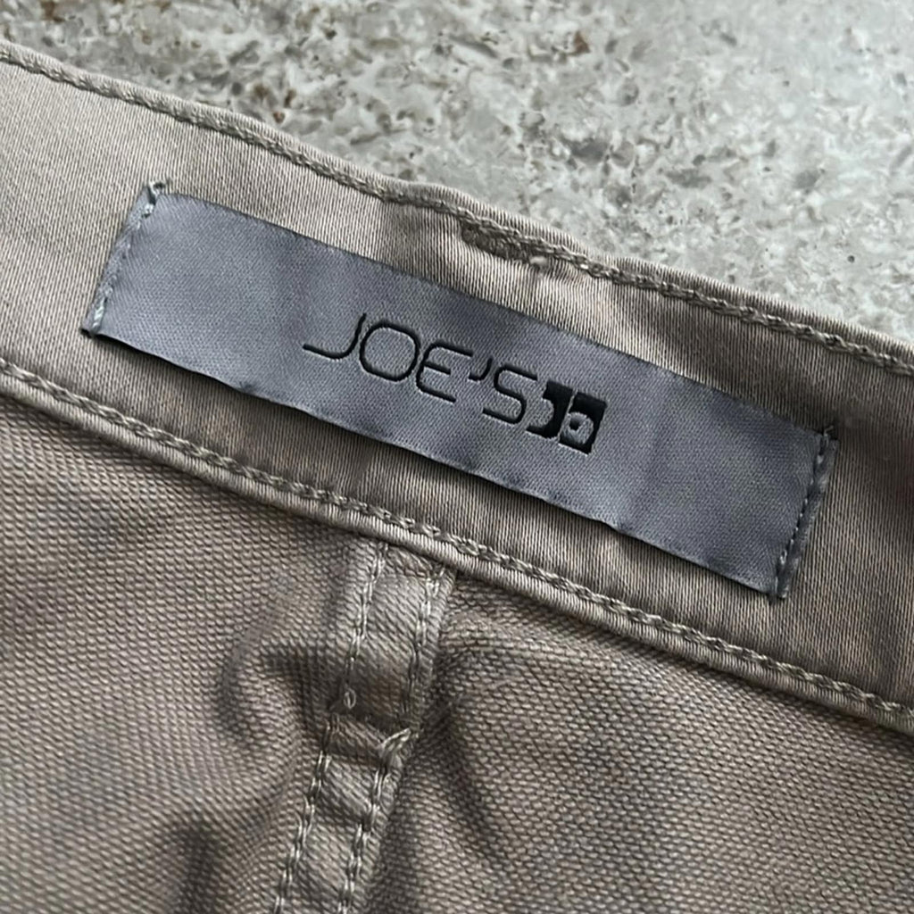 JOE'S JEANS Slim Fit Khaki French Terry Jeans, Size 32 New w/Tag Retail $179
