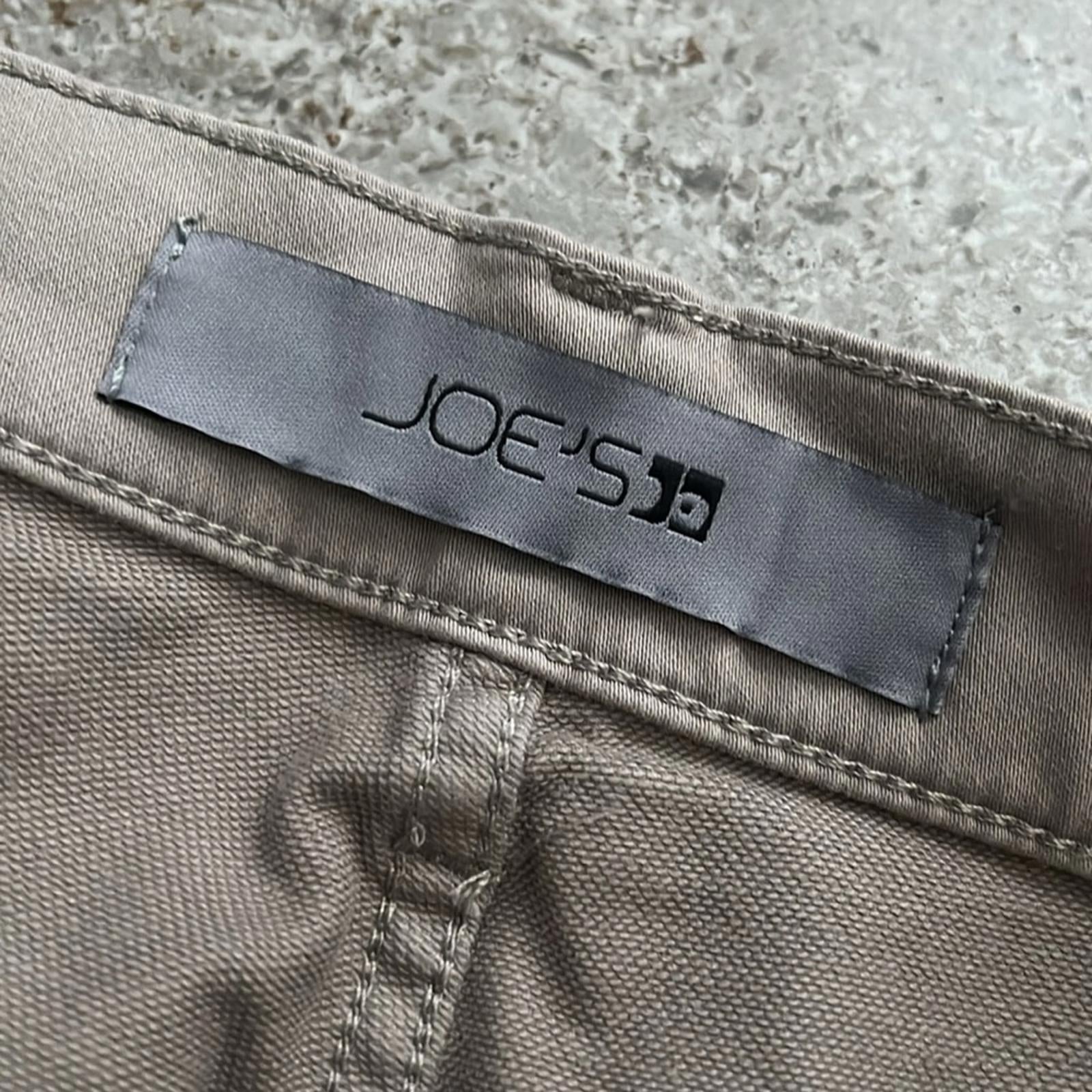 JOE'S JEANS Slim Fit Khaki French Terry Jeans, Size 32 New w/Tag Retail $179