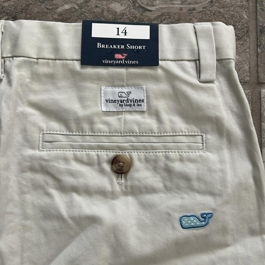 Vineyard Vines Easter Egg Whale EMB Breaker Shorts, Size 14 New w/Tag