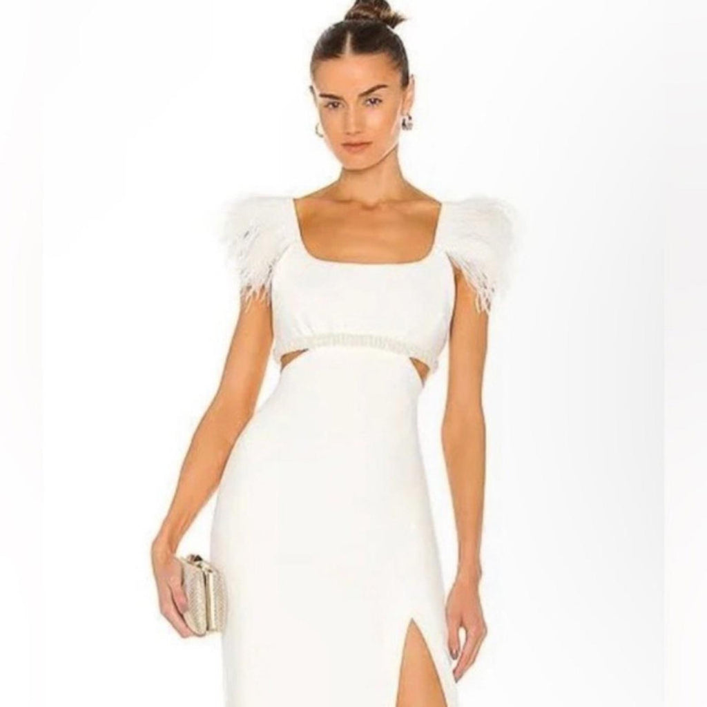 NWT LIKELY Revolve * Taliah Gown in White, Size 12 New w/Tag $478