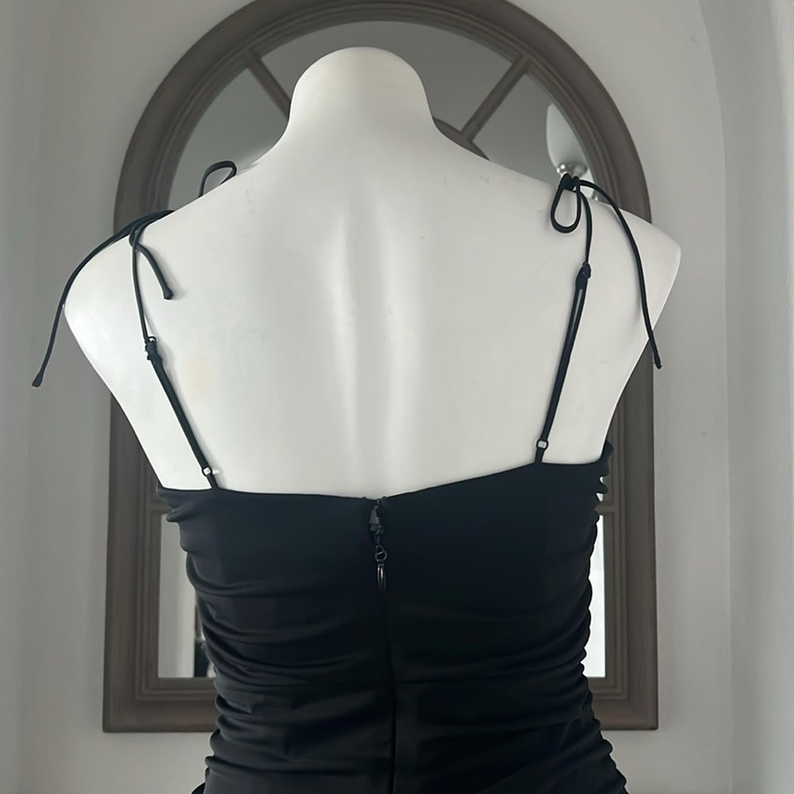 Cinq à Sept Harlin Cutout Detail Dress in Black, Size 6 New w/Tag