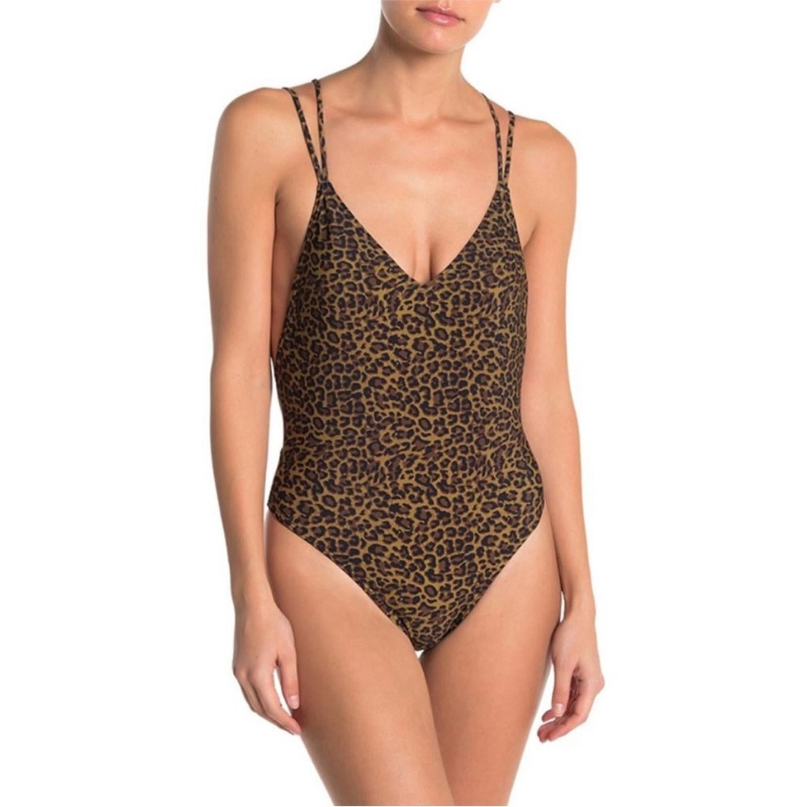 Kendall + Kylie Ring Back V-Neck One Piece Swimsuit Size M, New w/Tag $120