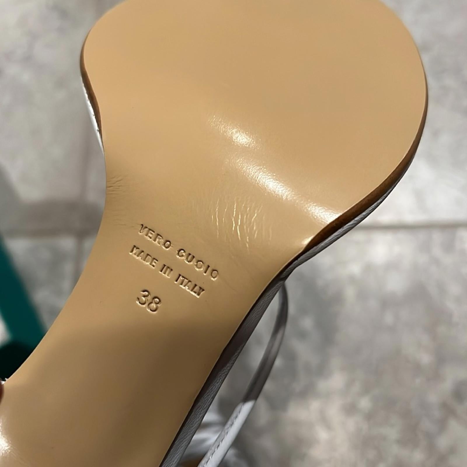 ILIO SMERALDO x Ilenia Toma Strappy Ankle Tie High Heel Sandals,Size 38 NWT $560