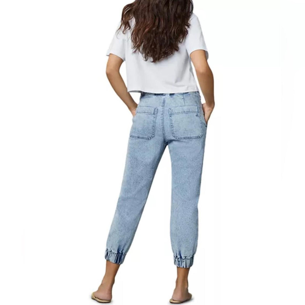 DL1961 Laura High Rise Jogger Jeans in Super Light, Size 34 NWT $209