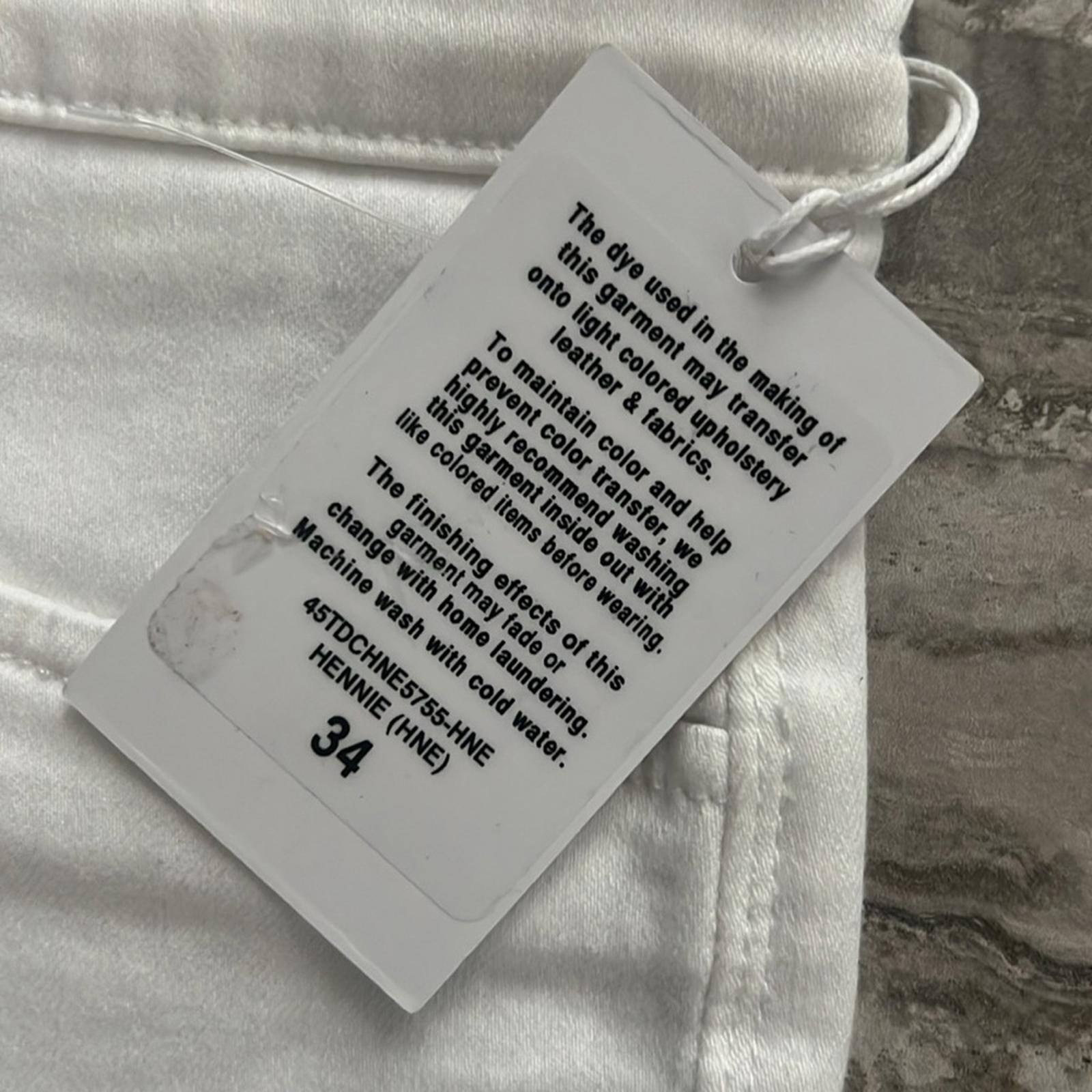 JOE’S The Charlie High Rise Skinny Jeans, White, Size 34 New w/Tag