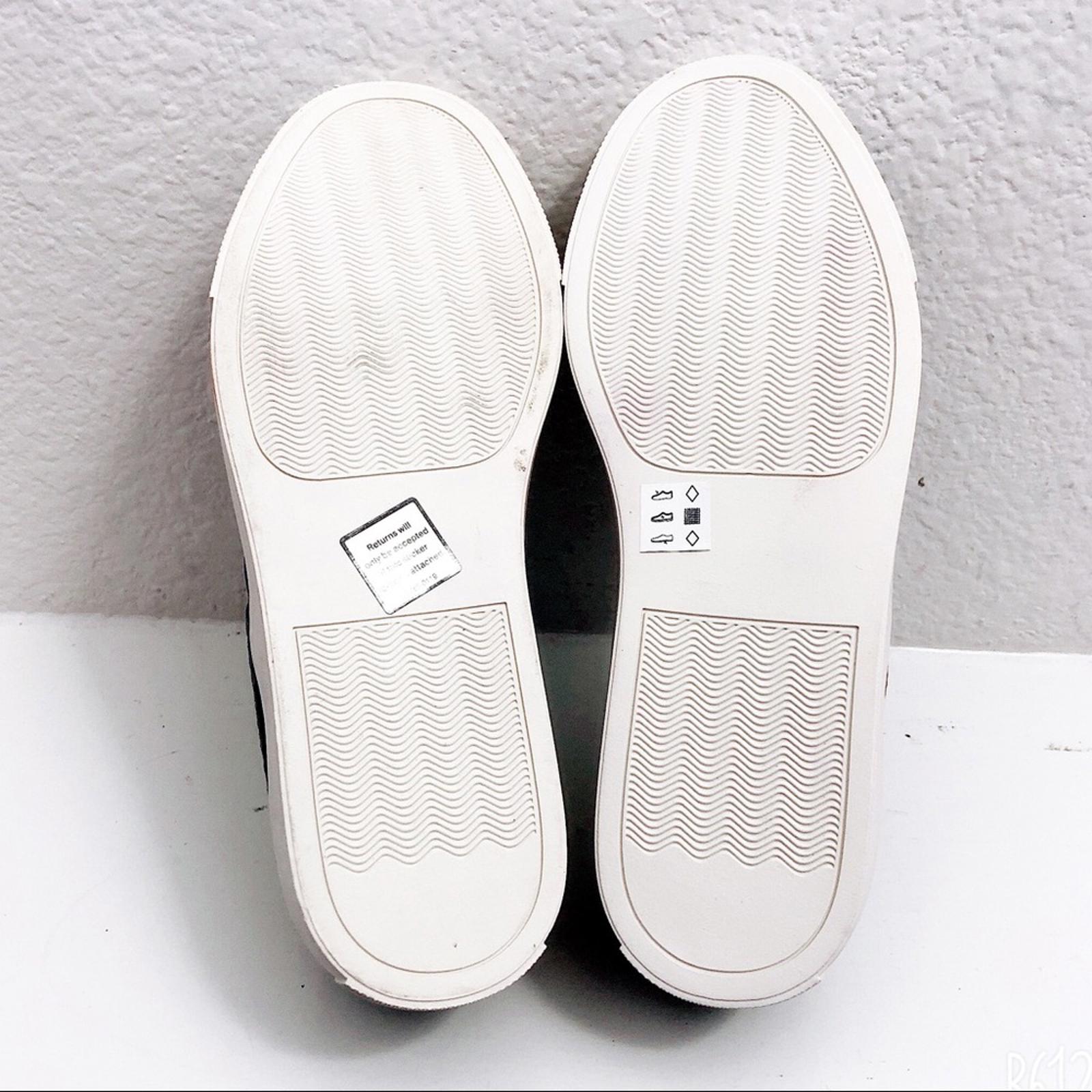 Comme des Garçon Embossed Sneakers Slip-On Shoes, Black/White Size 11 New in Box