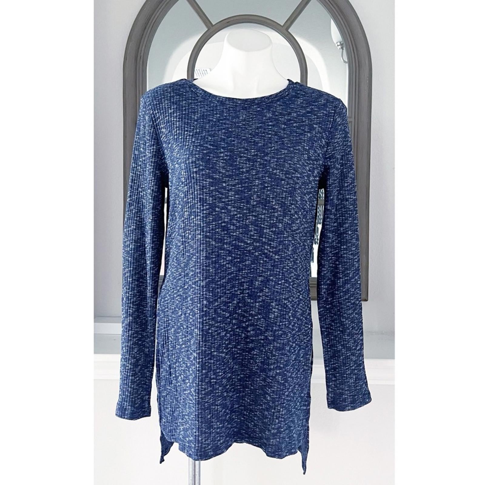 NEW Nostalgia Katy Top/Sweater, Navy Heather Size M New w/Tag