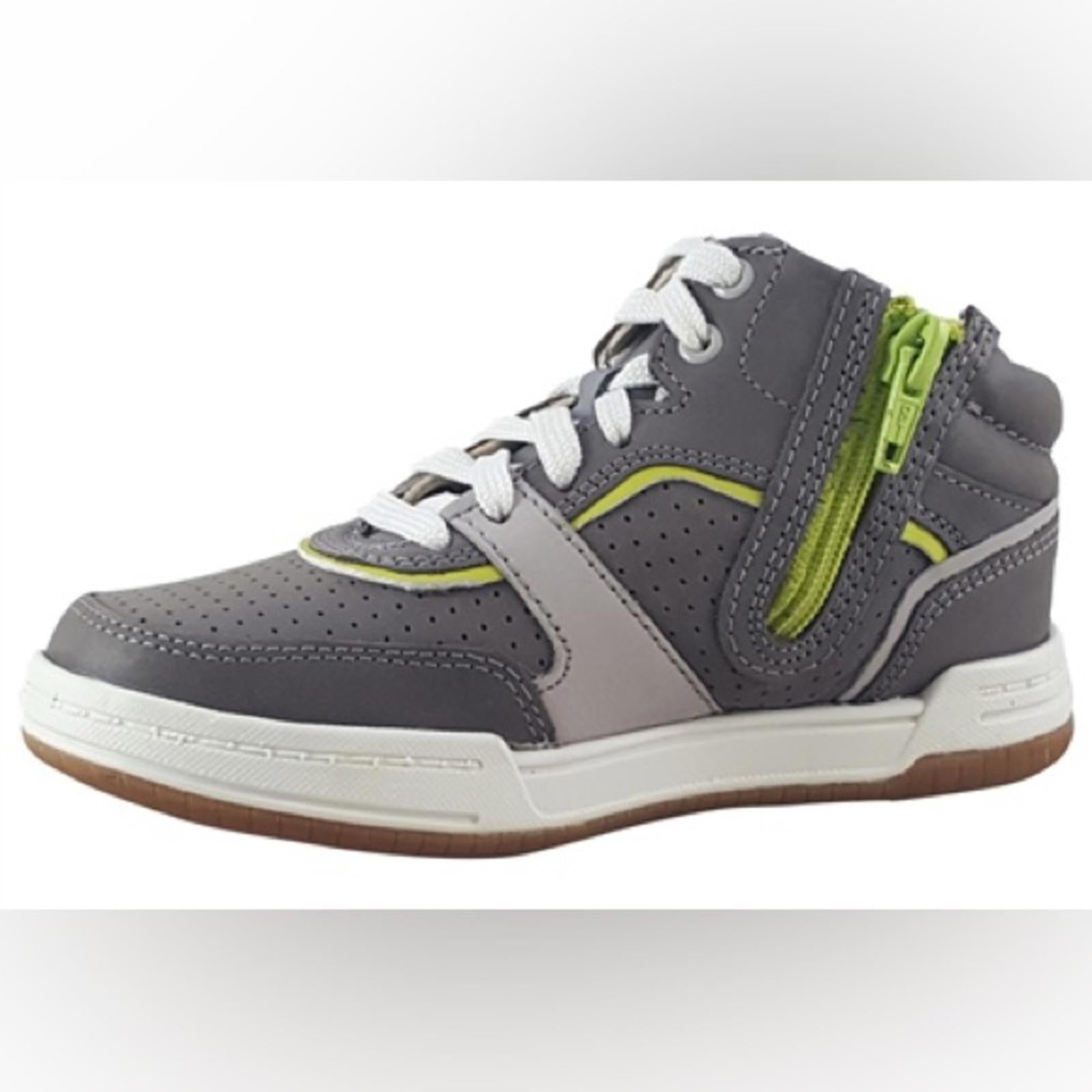 NEW Clark’s Fawn Peak Grey Combi Leather Size UK 8.5, US 9 New w/o Box