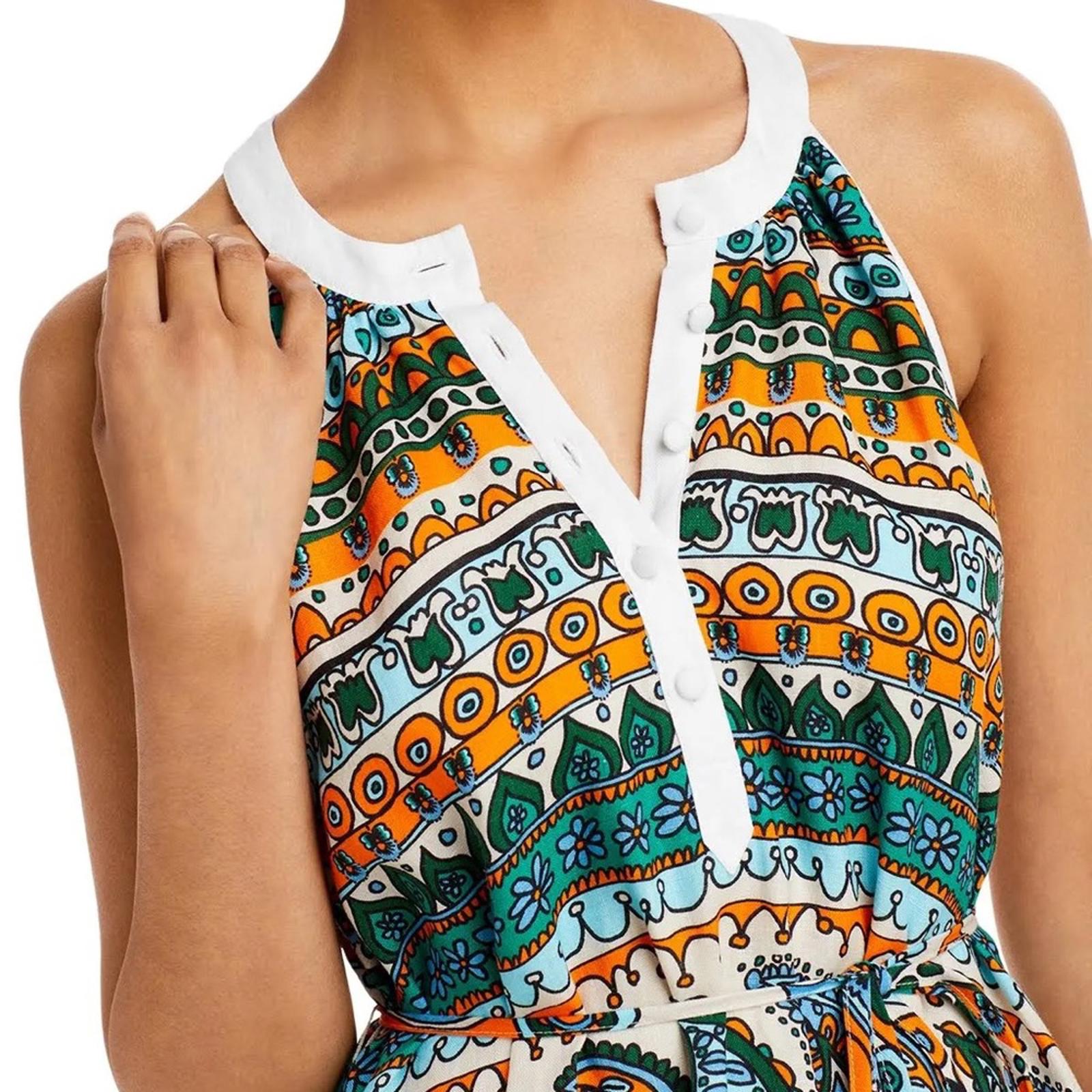 STAUD Lisette Paisley Print Maxi Dress, Size S, New w/Tag