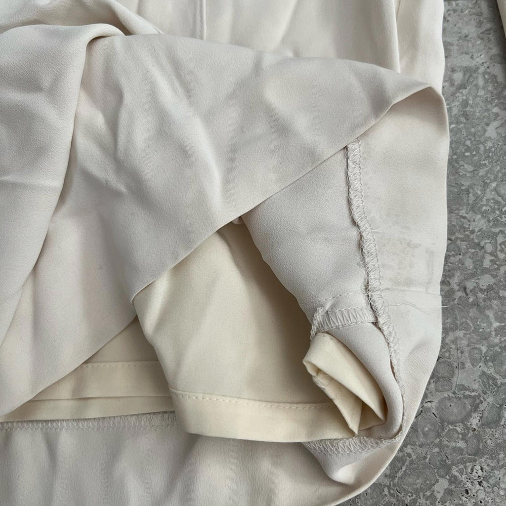Lauren Ralph Lauren Cape One-Shoulder Jumpsuit in Cream, Size 10 Retail $265