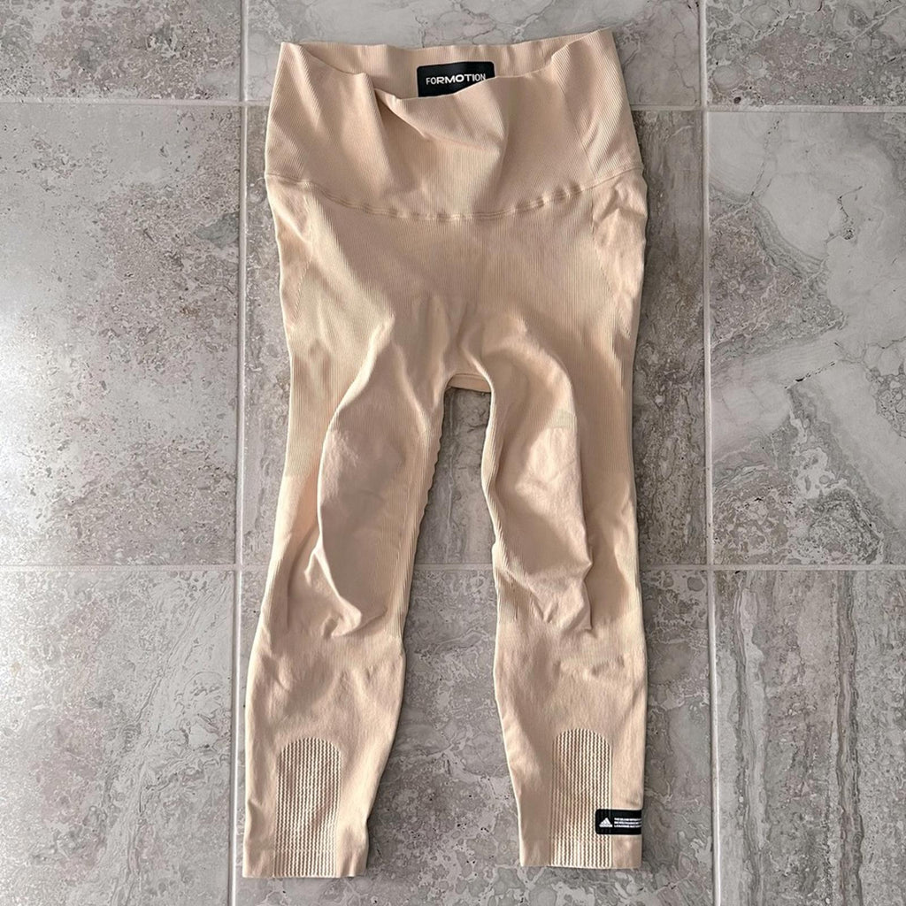 Adidas Formotion Training Sculpt Seamlessly Hazy Beige Tights, Plus Size 3X NWT