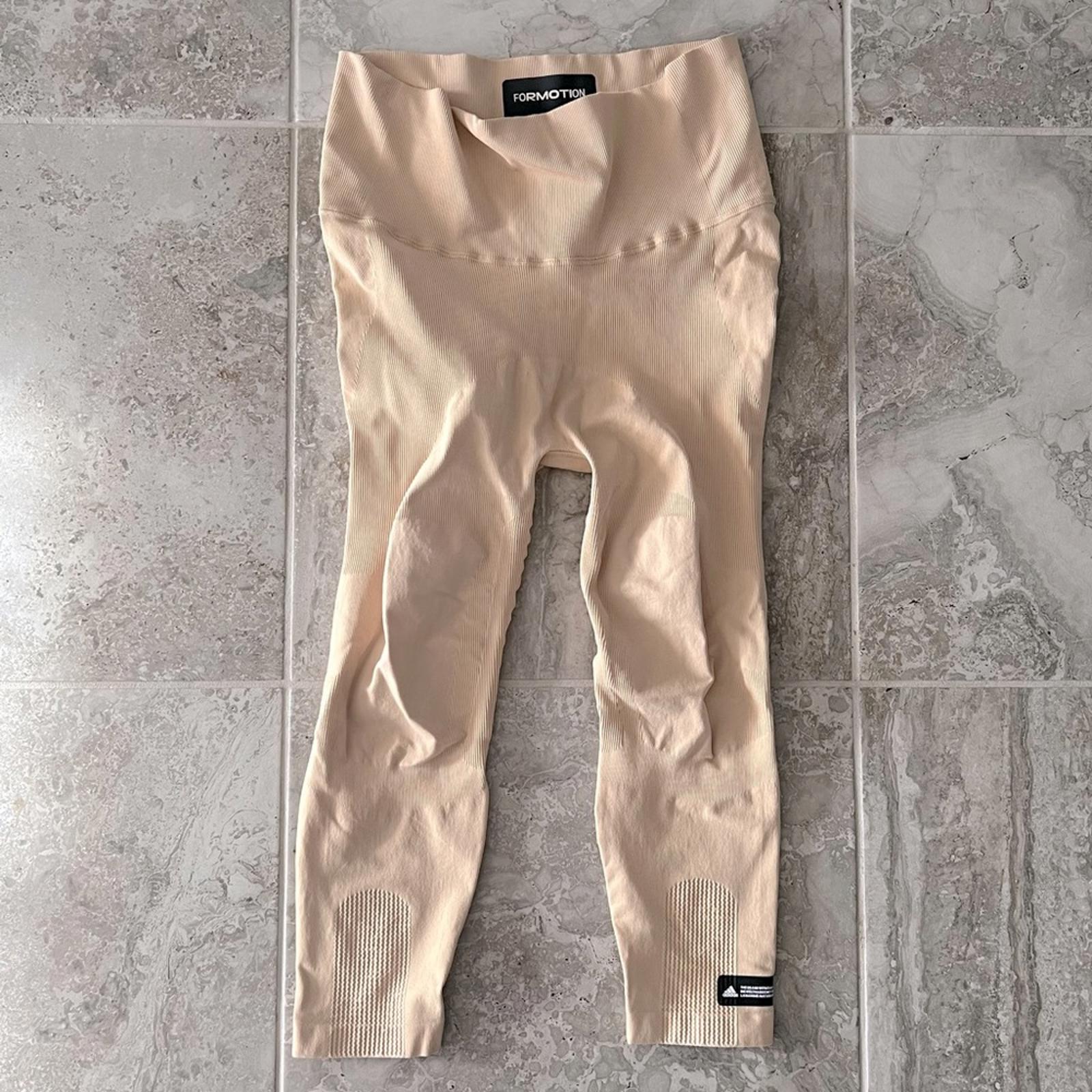 Adidas Formotion Training Sculpt Seamlessly Hazy Beige Tights, Plus Size 3X NWT