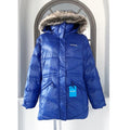 Columbia Peak to Park II Hooded Faux-Fur-Trim Jacket, Blue Size 1X New w/Tag