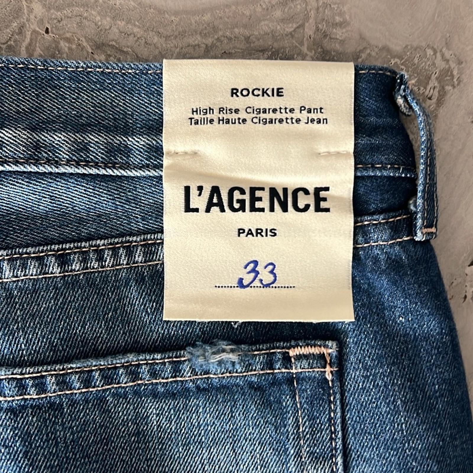 L’Agence Rockie High Rise Cigarette Jeans in Newberry,  Size 33 New w/Tag
