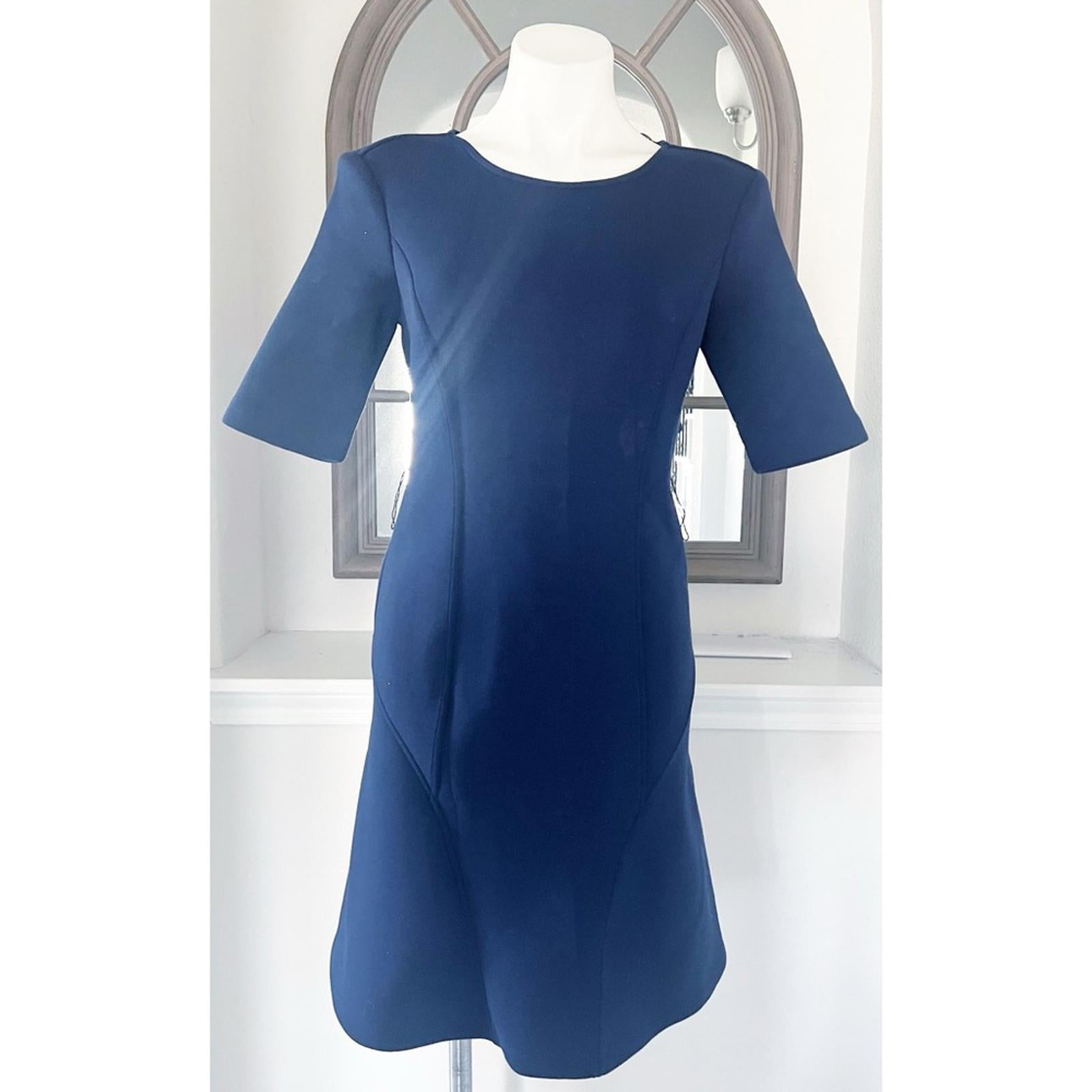 Lauren Ralph Lauren A-Line Navy Dress, Size Small New w/Tag, Retail $145