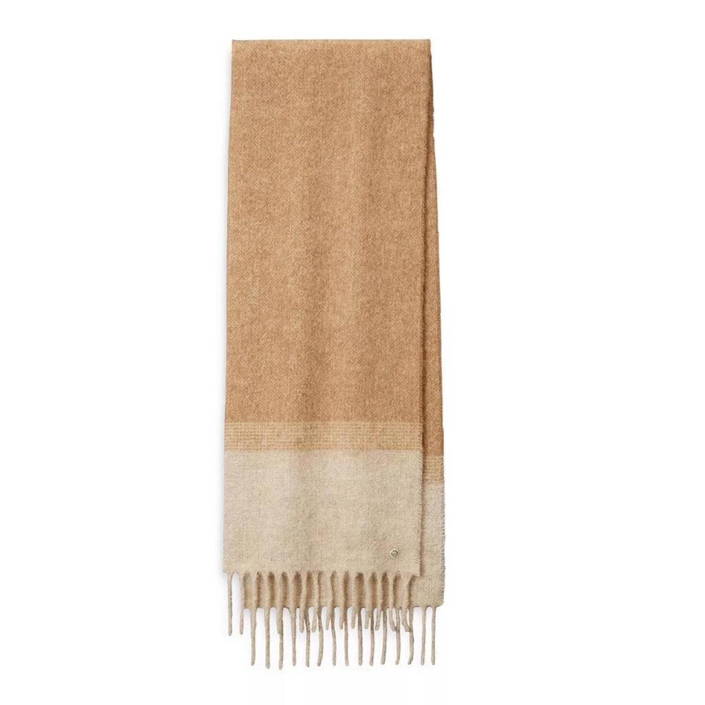 rag & bone Shire Ombré Fringe Scarf, Tan/Beige New w/Tag Retail $250