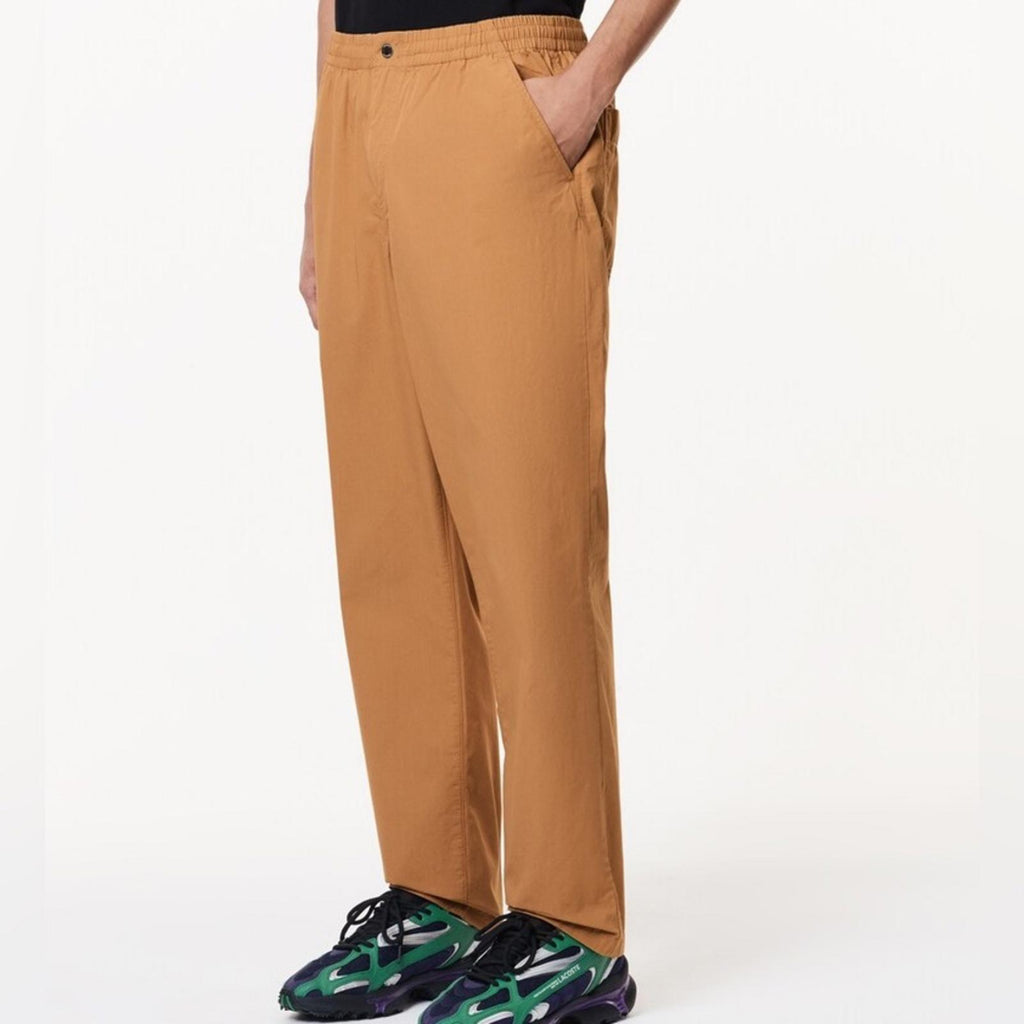 Lacoste Men’s Relaxed Fit Track Pants in Beige, NWT, Size L